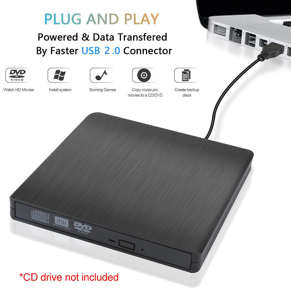 DVD CD RW Speler Optische ̺ ̽ USB 2.0 SATA  Ʈ ũž Ʈ ǻ ׼ 480Mbps